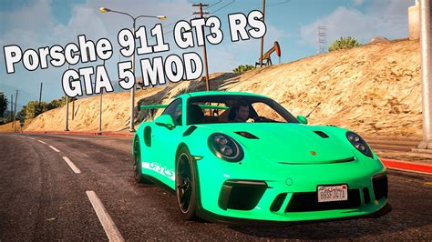 تعديل جديد على السيارة Porsche 911 Gt3 Rs Add On Vehfuncsv