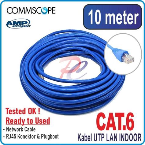 Jual KABEL LAN CAT6 10 METER UTP COMMSCOPE ORIGINAL 10M SIAP PAKAI