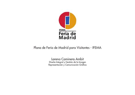 Plano Infográfico Ifema Feria De Madrid Domestika