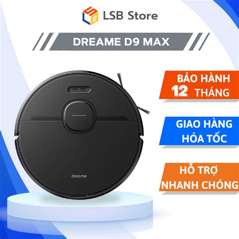 Hỏa Tốc HCM Robot Hút Bụi Lau Nhà Dreame D9 Max Hàng Chính