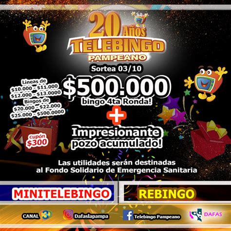 Telebingo Pampeano Lanza Sorteo Especial Por Su 20 Aniversario ISS