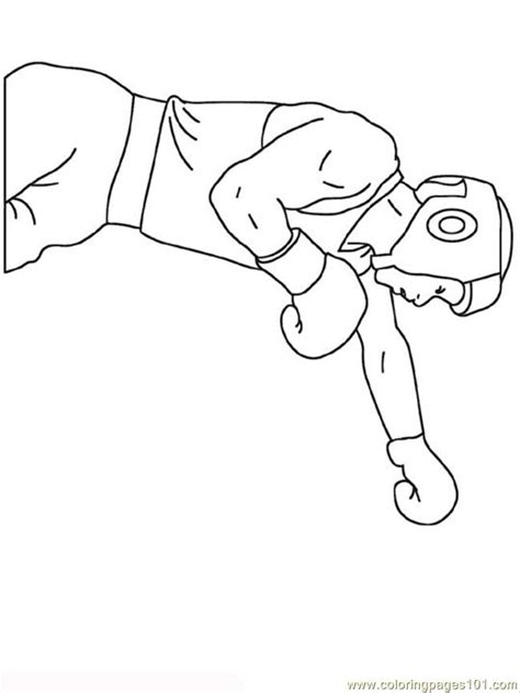 Boxing Coloring Pages To Print Coloring Pages