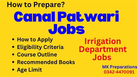 Ppsc Canal Patwari Jobs Canal Patwari Jobs Test Preparation