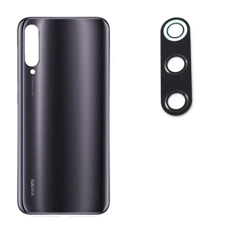 Tampa Vidro Traseira Xiaomi Mi 9 Lite Preto Lente Escorrega o Preço