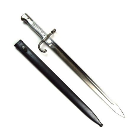 Argentine Mauser Model 1891 2nd Pattern Bayonet In Scabbard Jeremy