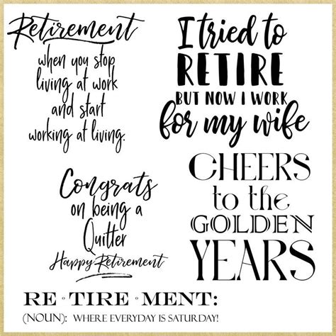 Retirement Quotes Retirement Word Art Digital Quotes - Etsy ...