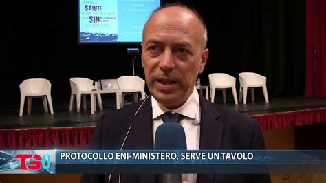 Protocollo Eni Ministero Serve Un Tavolo Youtube