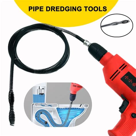 5M Pipe Dredging Tool Spring Pipe Sewer Pipe Unblocker Bathroom Kitchen