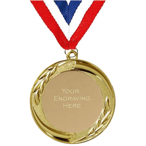 70mm Presentation Medal With Ribbon Trophies2u