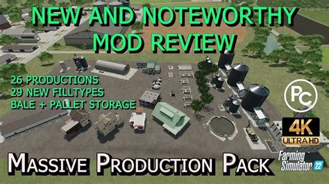 Massive Production Pack Mod Review Farming Simulator 22 Youtube