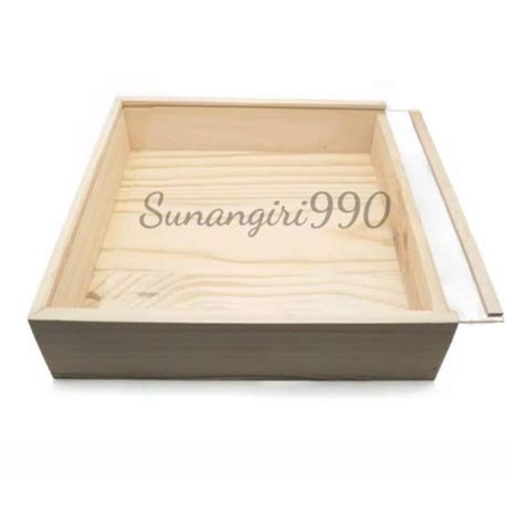 Jual GIFT BOX RUSTIC FRAME 3D KOTAK MAHAR UANG KAYU AKRILIK KOTAK