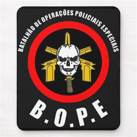 Bope Tropa De Elite Brazilian Special Police Force Mouse Pad Zazzle