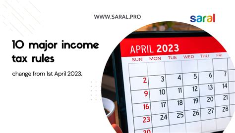 10 major income tax rules changes from 1 April 2023