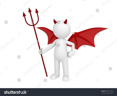 Devil Stick Man 3d Rendering Stock Illustration 788172388 Shutterstock