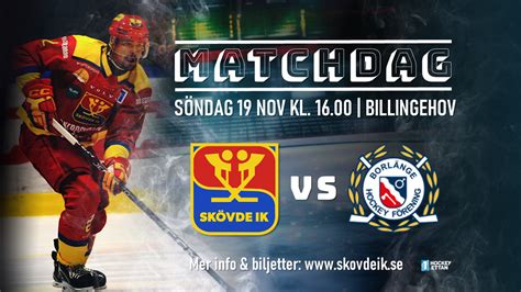 Matchdag Sik Borl Nge Hf S Ndag Kl Hockeyettan Se