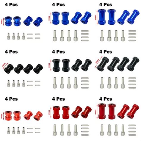 ADAPTATEUR D EXTENSION DE moyeu de roue hexagonal longue durée 4 pièces