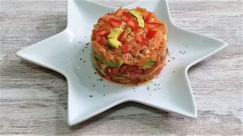 Tartar De Salm N Ahumado Con Aguacate Y Tomate Get Eat