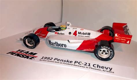 Penske Pc 21 Ayrton Senna Test Indy Car 1992 Artofit