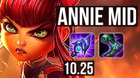 Annie Vs Lissandra Mid Rank 4 Annie 4 0 4 Kr Master V10 25