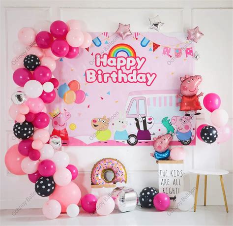 Buy Pink Pig Theme Birthday Party Decorations Pig Theme Party