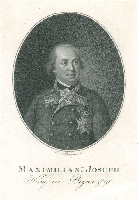 MAXIMILIAN I JOSEPH König von Bayern 1756 1825 Brustbild nach