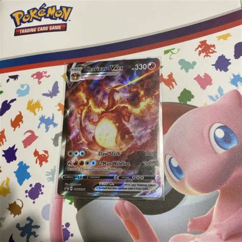 Carte Pok Mon Dracaufeu Charizard Vmax Swsh Full Art Promo Anglais