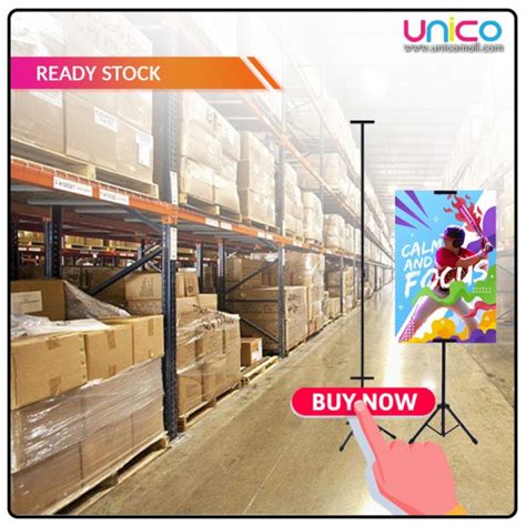 Evio Asia T Bunting Banner Advertising Double Sided Tripod Display Stand