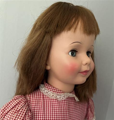 Vintage Ideal Patti Playpal 35 Doll Original Dress Rosy Cheeks 1959 G