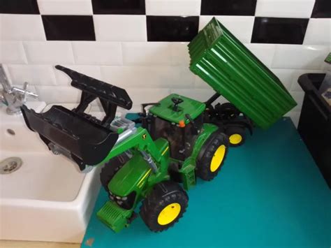 Tracteur V Hicule Bruder Avec Remorque John Deere Eur