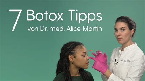 BOTOX Behandlung 7 TIPPS FÜR ÄRZTE YouTube