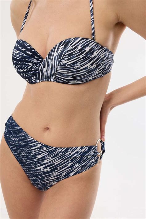 Ayy Ld Z Lacivert Straplez Bikini Tak M H Zl Kargo