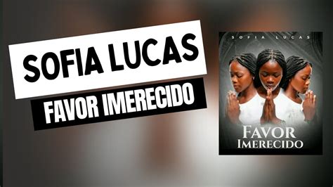 Sofia Lucas Favor Imerecido Áudio Oficial YouTube