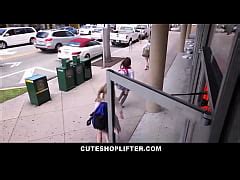 Cuteshoplifter Cute Blonde Teen Shoplifter Stripped Down Then Fucked In Ass And Pussy By Guard