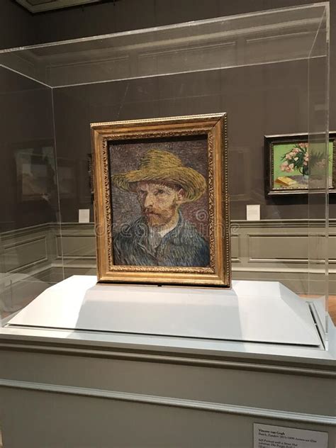 Vincent Van Gogh Autorretrato Uma Palheta No Museu Metropolitano De