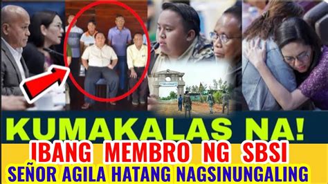 Senyor Agila Sbsi Leader Nagsi Alisan Na Kanyang Mga Membro Kapitaned