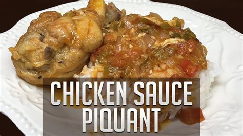 Southern Louisiana Chicken Sauce Piquante Recipe 4d Flavours