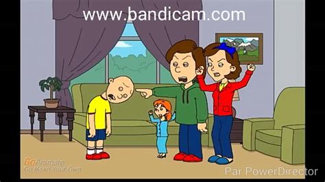 Caillou Gets Groundeddies Youtube