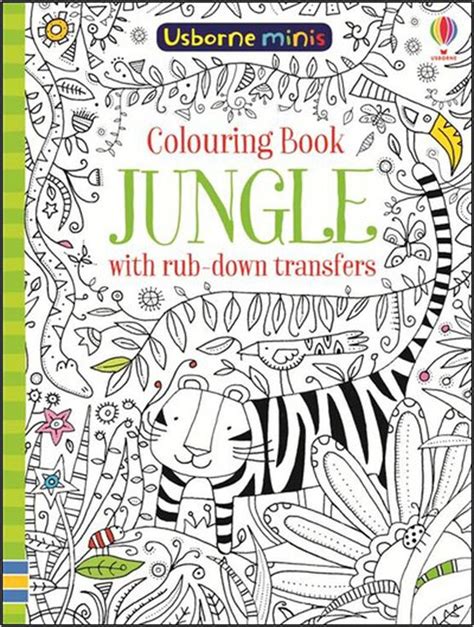 Usborne Minis Colouring Book Jungle With Rub Down Transfers English Edition Toys R Us Canada