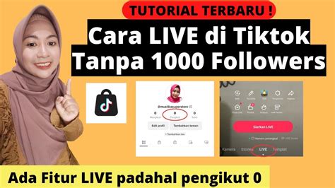 Cara Live Di Tiktok Tanpa Followers Cara Mengaktifkan Fitur Live