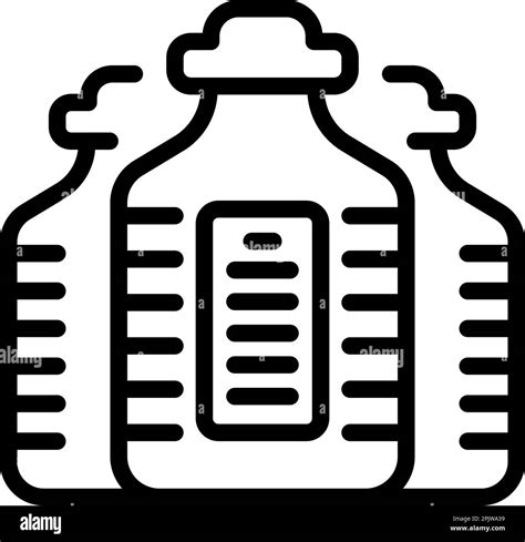 Water Delivery Icon Outline Vector Tank Treatment Clean Pipe Stock Vector Image And Art Alamy