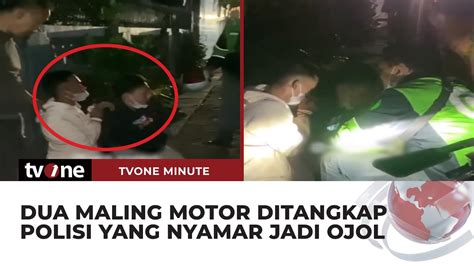 Nyamar Jadi Ojol Polisi Ringkus Pelaku Curanmor Di Ciledug Tangerang