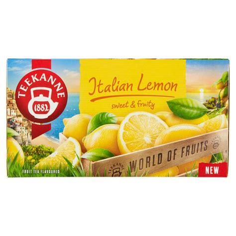 TEEKANNE Italian Lemon World Of Fruits 20 Bags 40g Tesco Groceries