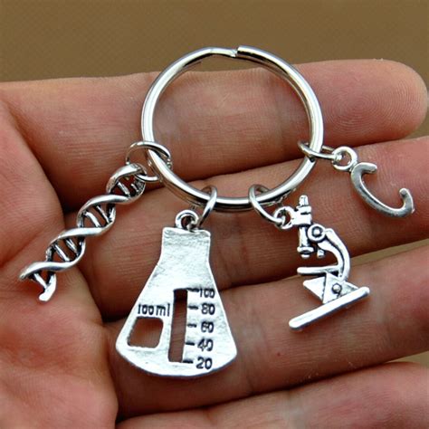 Dna Keychain Ultimate Science Keyring Scientist Keyring Keychain T Science Teacher T