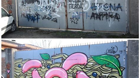 Chi Cibo Lo Street Artist Che Copre L Odio Con I Piatti