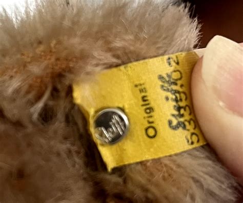 Vintage Steiff Original Teddy Bear Button Tag Ebay