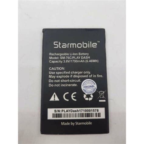 Cellphone Battery Starmobile Sm C Play Click Sm C Quest Sm C