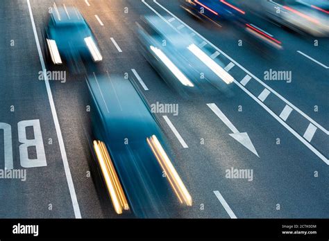 Traffic On Federal Highway Stock Photo Alamy