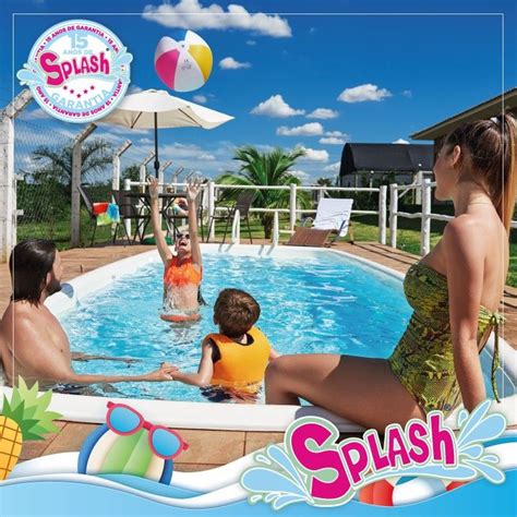 Splash Piscinas Mogi Gua U Piscina Anos Fibra De Vidro