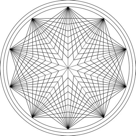 Geometrie Ausmalbilder Malvorlagen Kostenlos