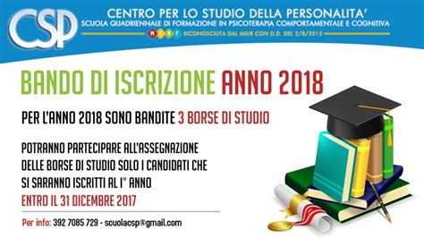 Bando Di Concorso Borse Di Studio A A